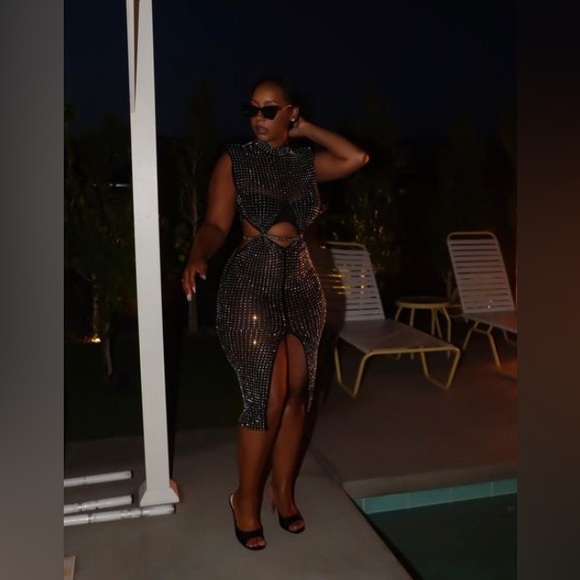 All Eyes On She 💎 Mesh BodyCon dress - Picture 5 of 5